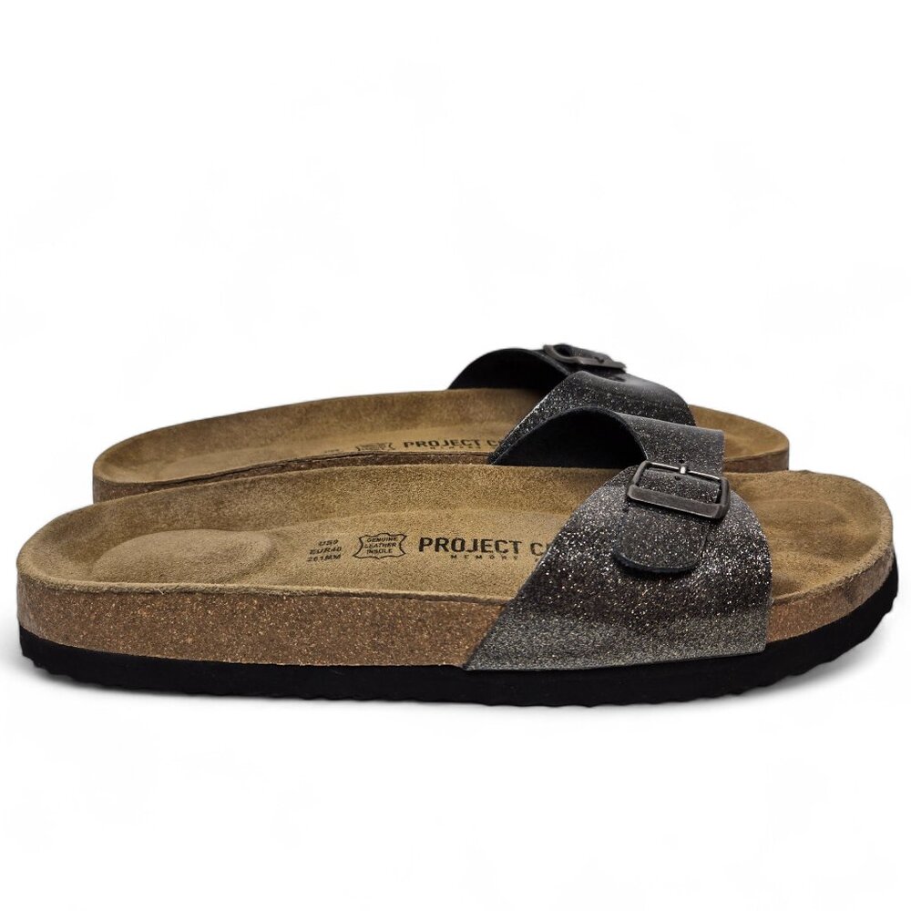 Project Cloud Metallic Strap Slide Sandals Women'… - image 5